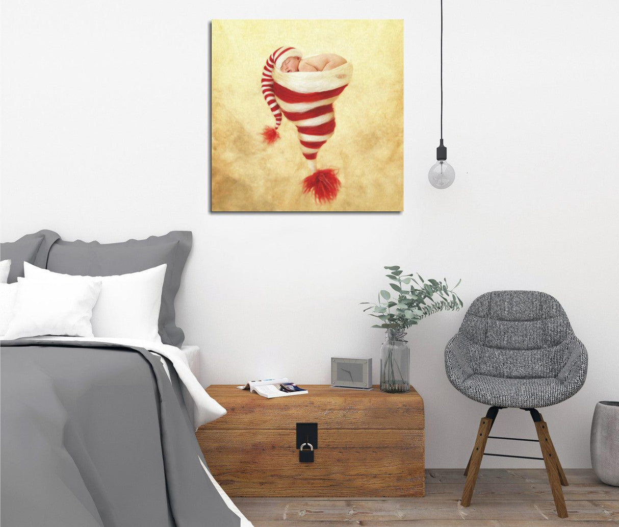 Tablou Canvas pe pânză KC183, Multicolor, 45x45 cm