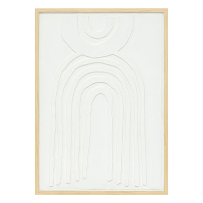 Tablou cu rama Bobby Alb 50x70 cm