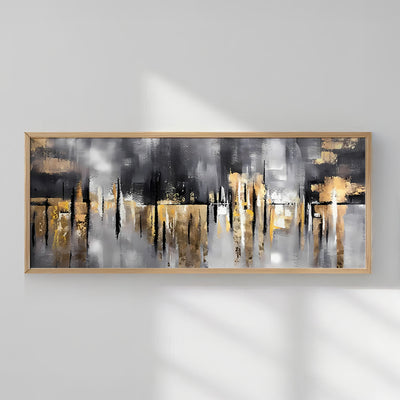 Tablou cu rama Goldery, Multicolor, 120x2x50 cm