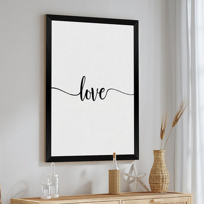Tablou decorativ Elyrda, Lemn, Negru, 33x48 cm, imagine suplimentara