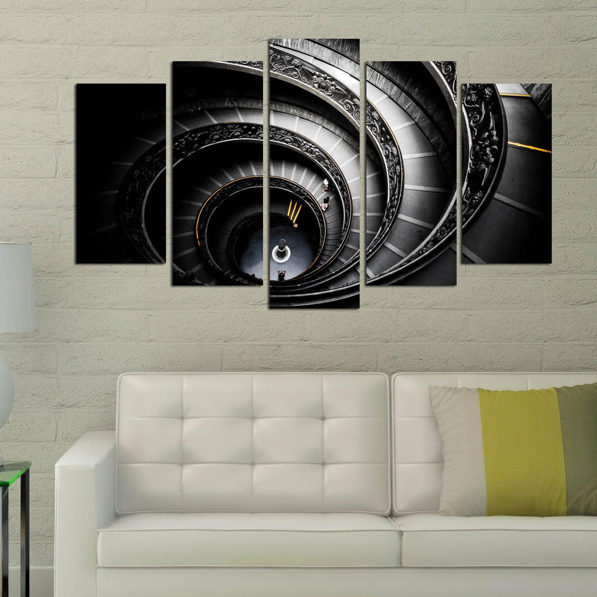 Tablou MDF ( 5 buc ) Inception, Multicolor, 60x110 cm