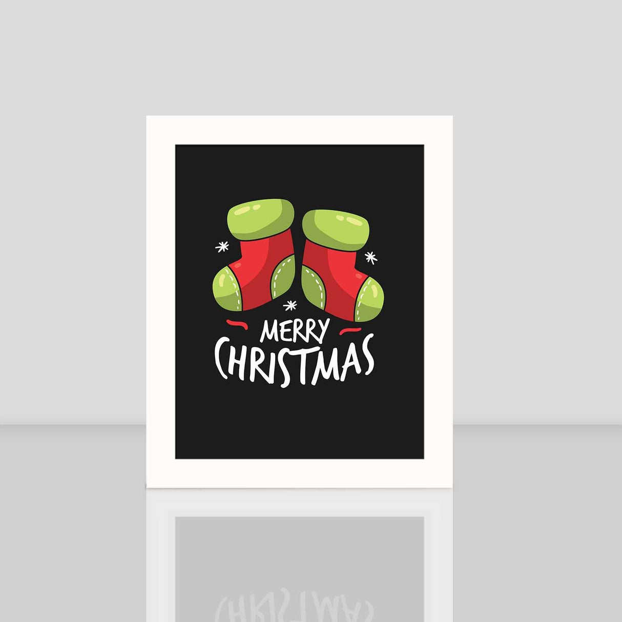 Tablou MDF BCTNOEL-008, Multicolor, 23.5x28.5 cm