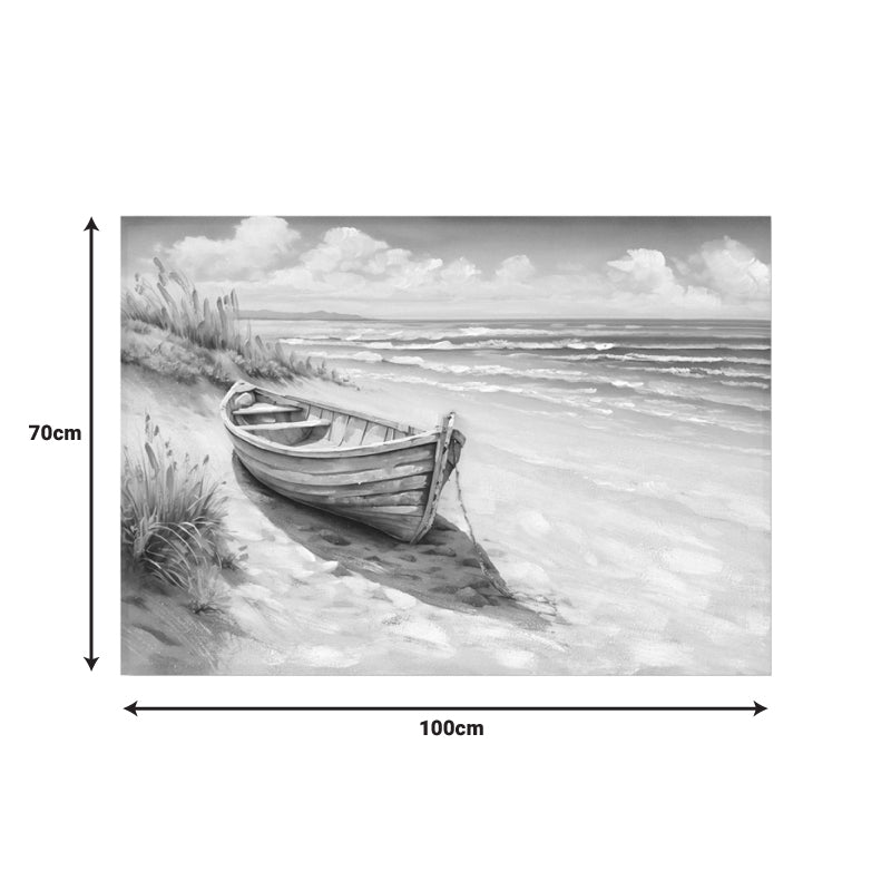 Tablou pânza colorat Boato, Pânza, Multicolor, 100x70 cm