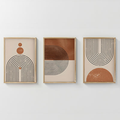Tablou triptic Herela, Lemn, 33x48 cm