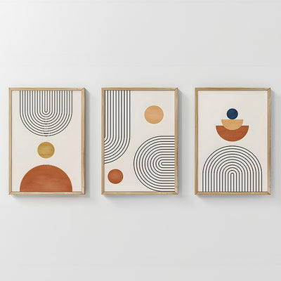 Tablou triptic Lenda, Cadru, 33x48 cm