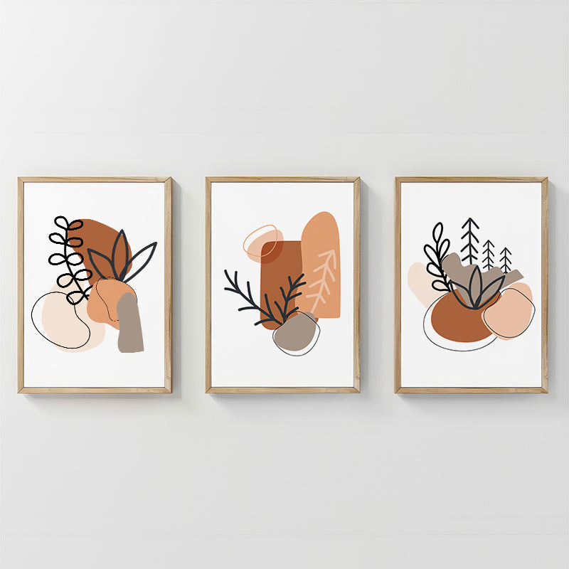 Tablou triptic Vynor, Cadru, 33x48 cm