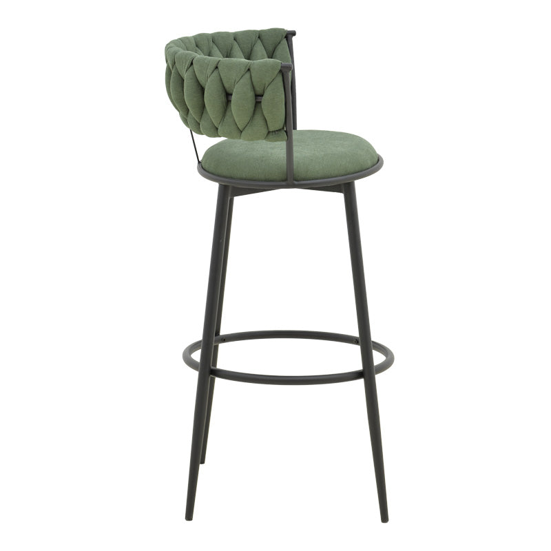 Taburet Alkia I, kaki, Negru, 50x56x95 cm, detaliu produs