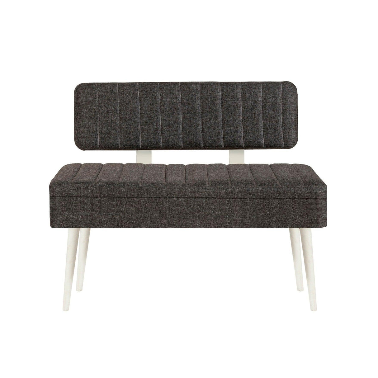 Taburet Banca Bucatarie Bench, 110x83x47 cm - Stejar Antracit