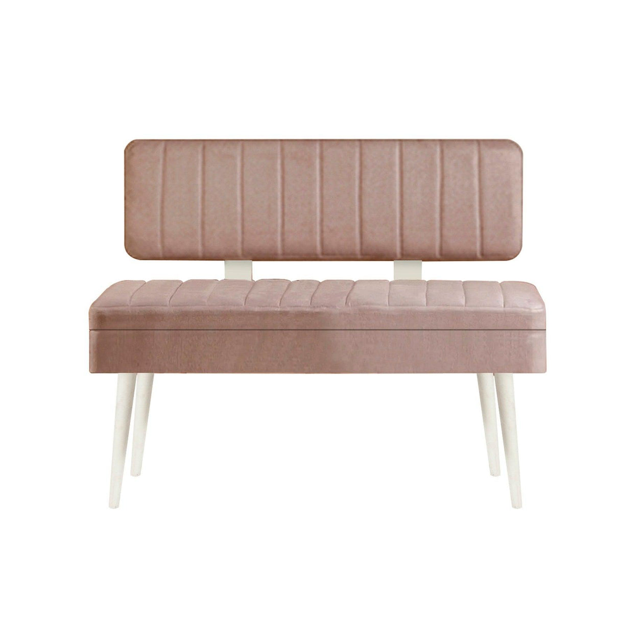 Taburet Banca Bucatarie Bench, 110x83x47 cm - Alb