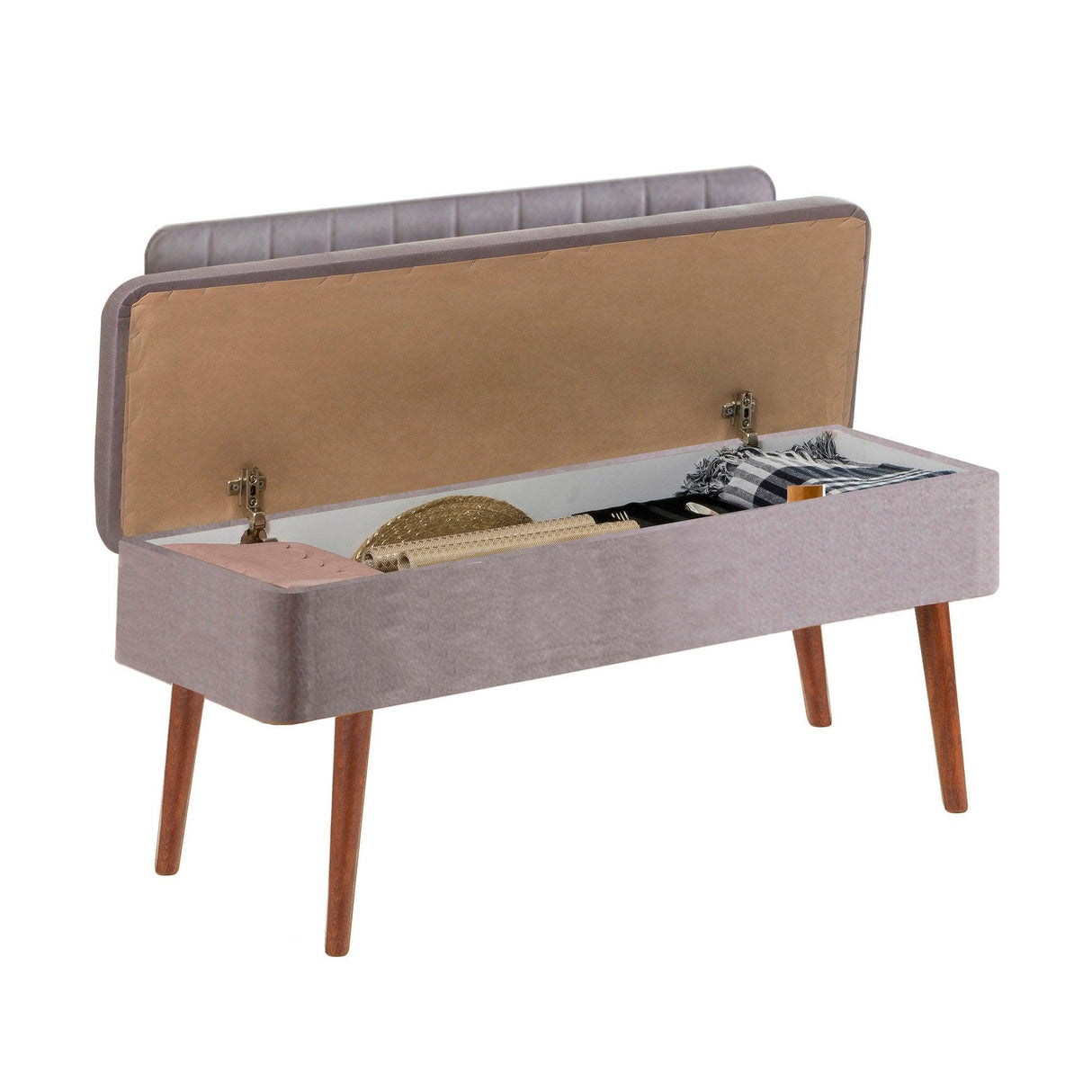 Taburet Banca Bucatarie Bench, 110x83x47 cm - Stejar Gri