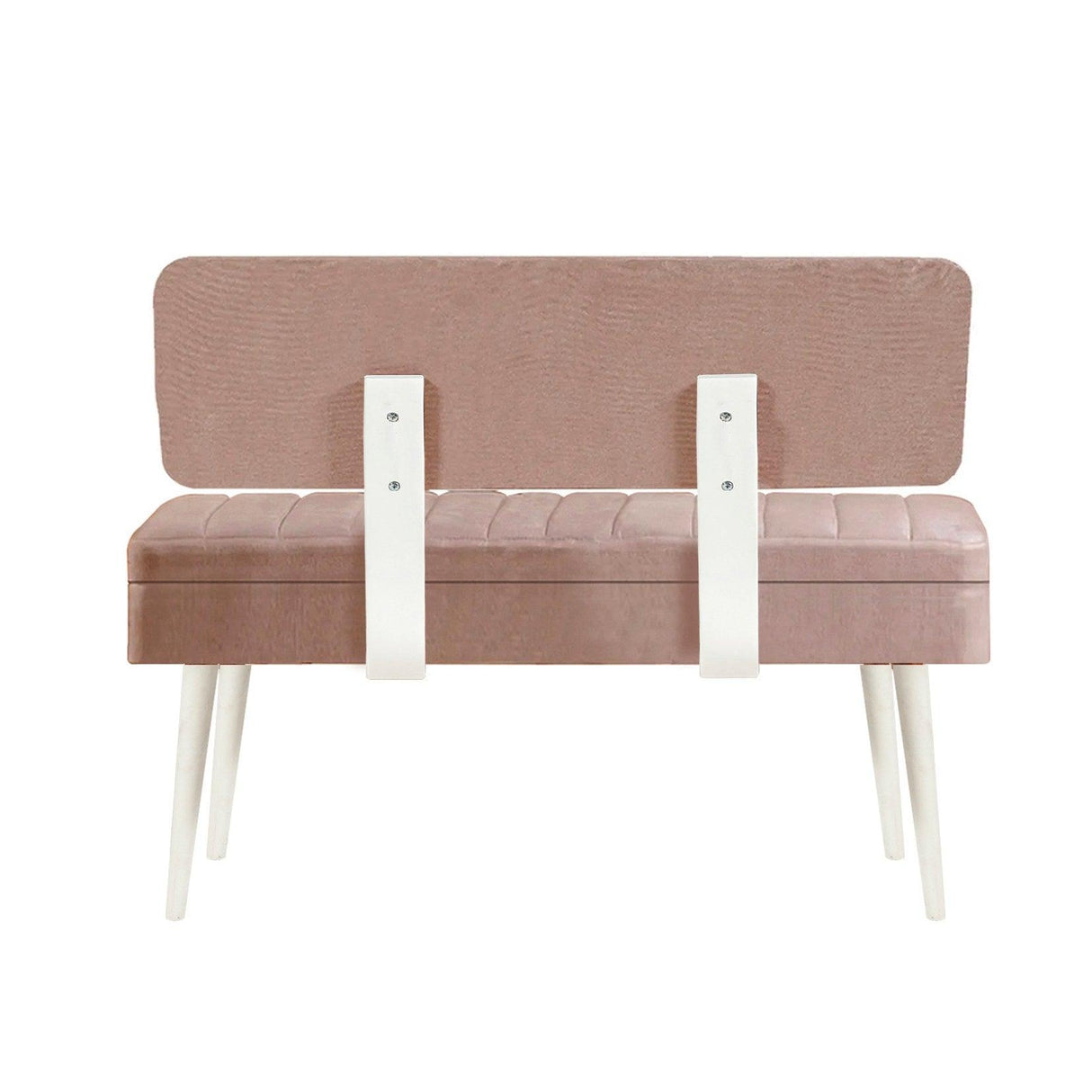 Taburet Banca Bucatarie Bench, 110x83x47 cm - Alb