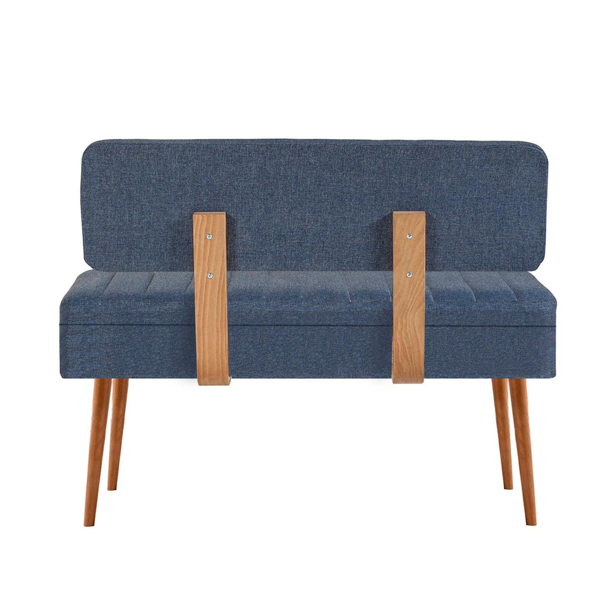 Taburet Banca Bucatarie Bench, 110x83x47 cm - Albastru inchis