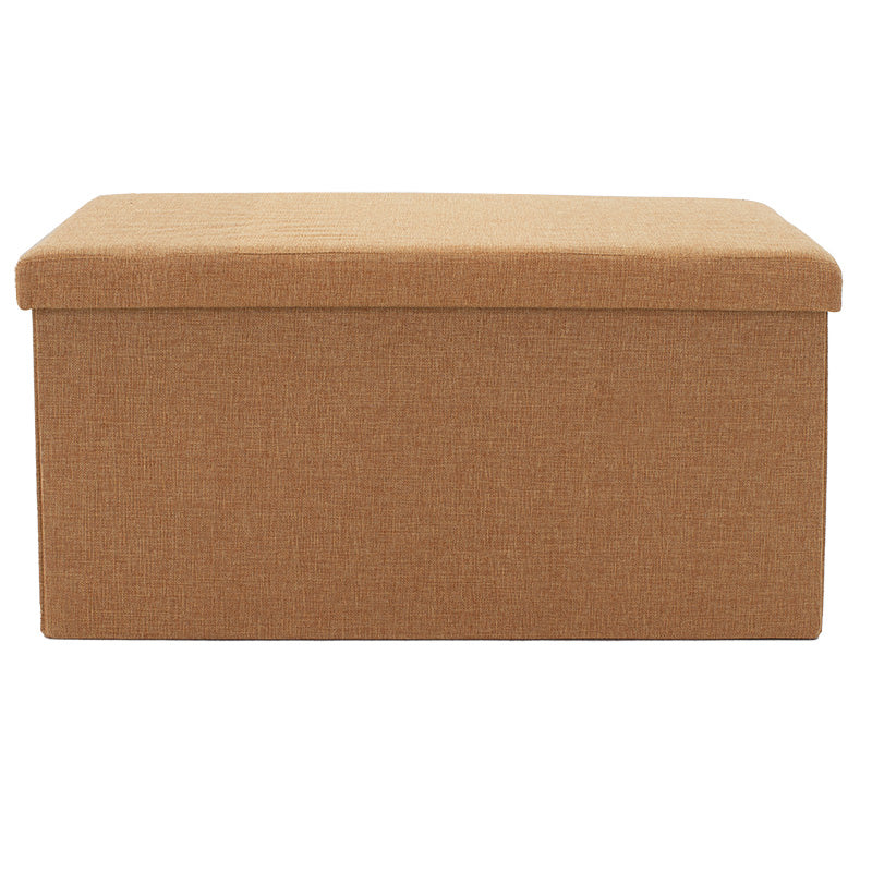 Taburet cu depozitare Greatness, Gri - Bej, 76x38x38 cm - Bej