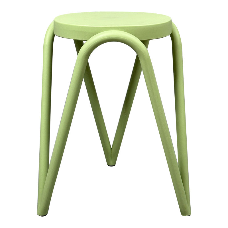 scaun de exterior Taburet ergonomic Serzona, Mint, Polipropilena, 27x45 cm