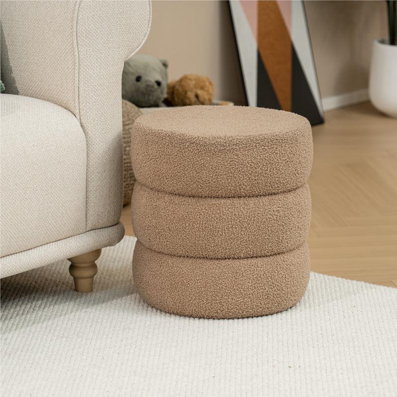 Taburet Kioto teddy 40x40 cm - Maro