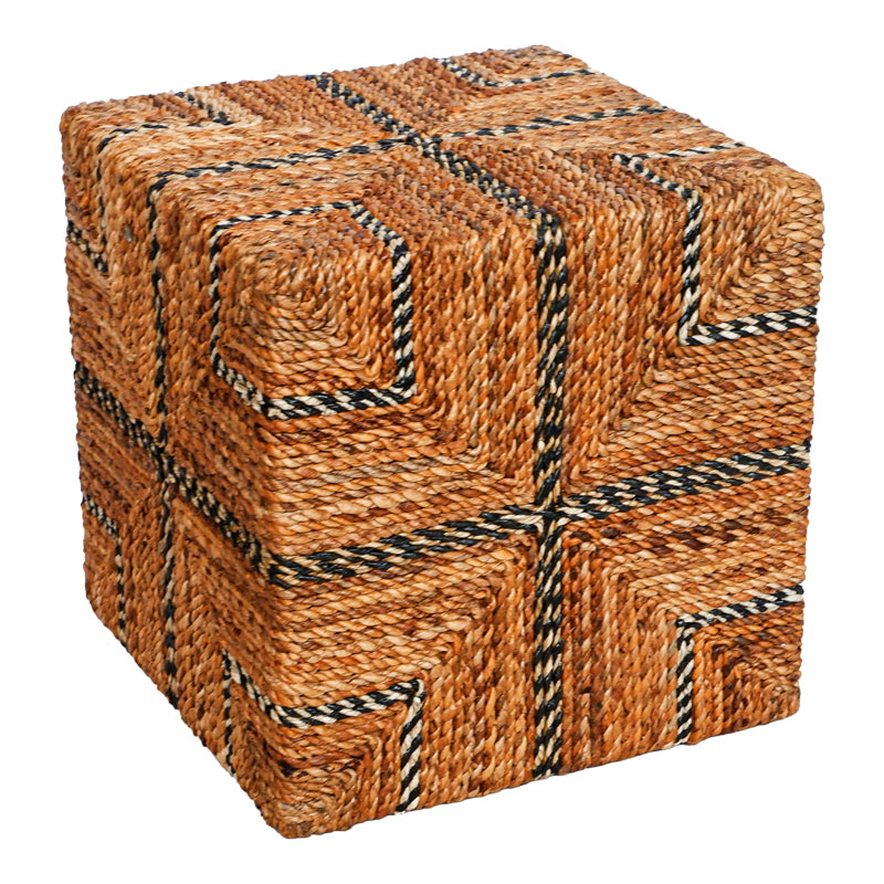 Scaun De Bar Taburet Lerkmon Boho Natural 40x40x40 cm