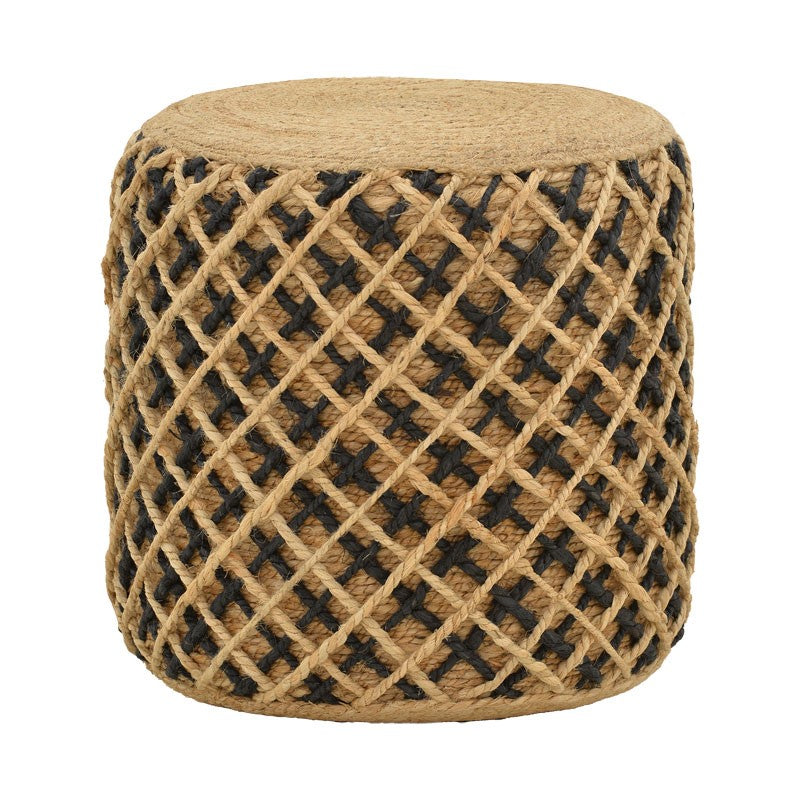 Taburet Nelly Boho, Natural, 40x40x40 cm