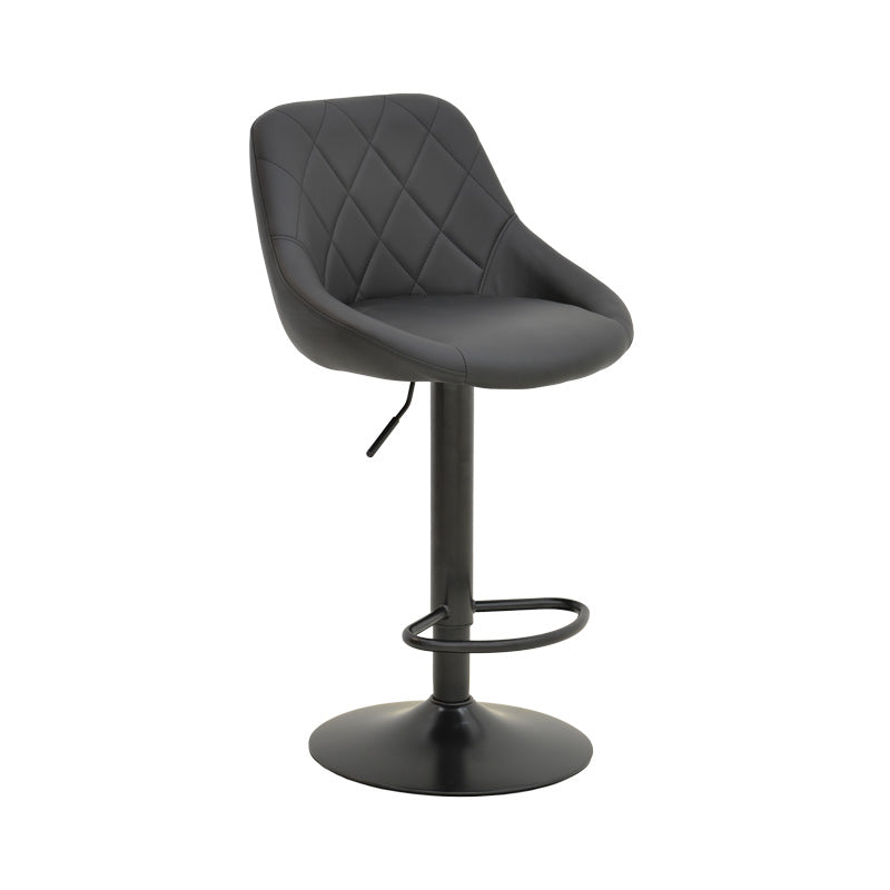 Taburet pliabil bar cu baza, neagra, 47x49x112 cm