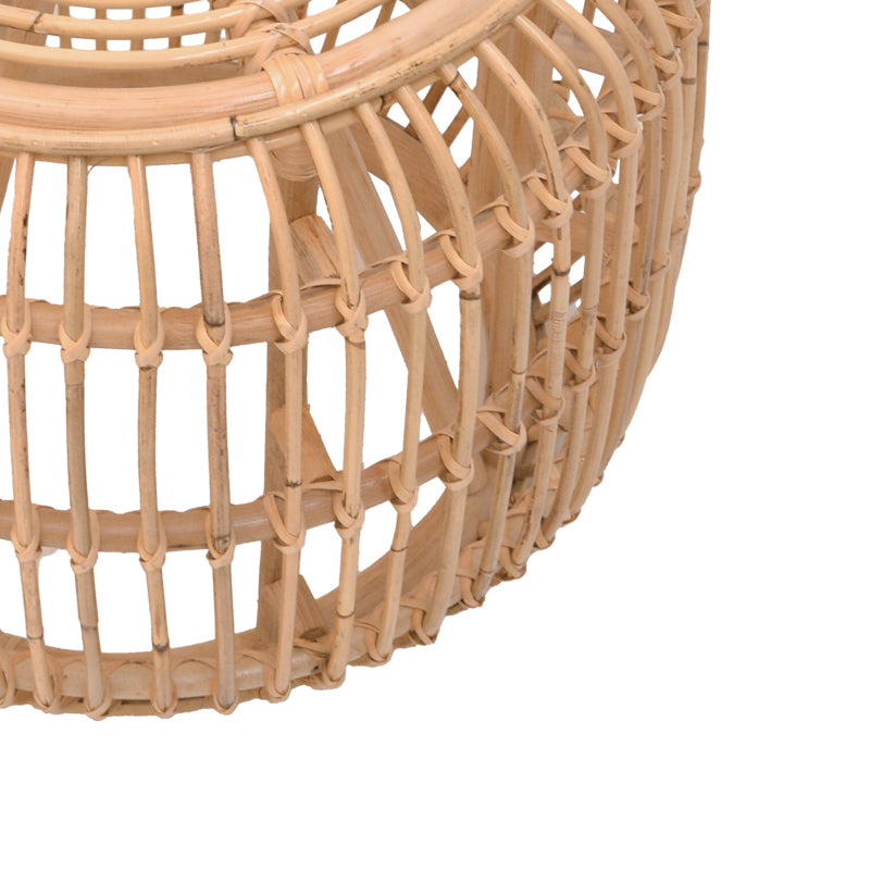 Taburet Rajesty Boho, Natural, 60x60x46 cm
