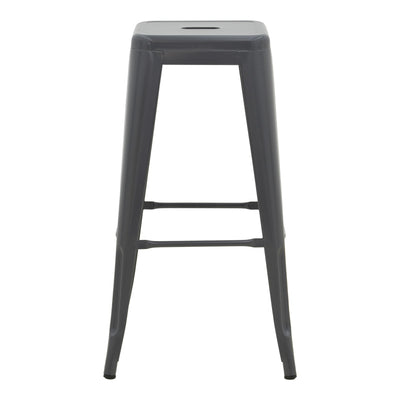 Taburet Utopia metalic, antracit, 42x42x76 cm, detaliu produs