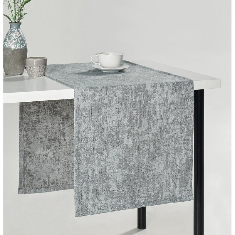 Textile Bucatarie Traversă de masă Milano, Gri, 150x45 cm