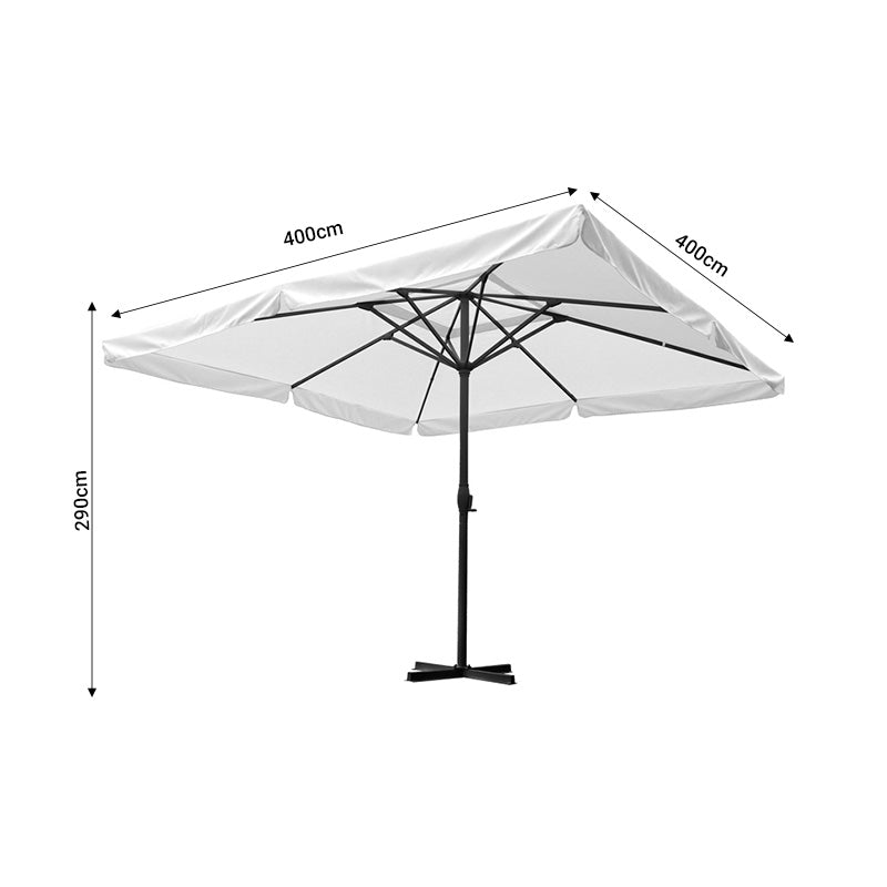 Umbrela de gradina Shoreline Bej 290 cm, 400x400x290 cm, perspectiva suplimentara