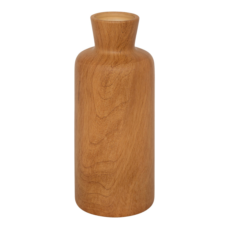 Vaza ceramica Reway, Alb, 12x12x30 cm