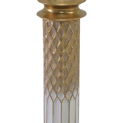 Vaza Sammy, Auriu, 15x15x88 cm, detaliu produs