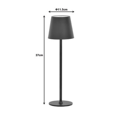 Veioza tactila Brave, LED, Bronz, 11x11x37 cm, perspectiva suplimentara