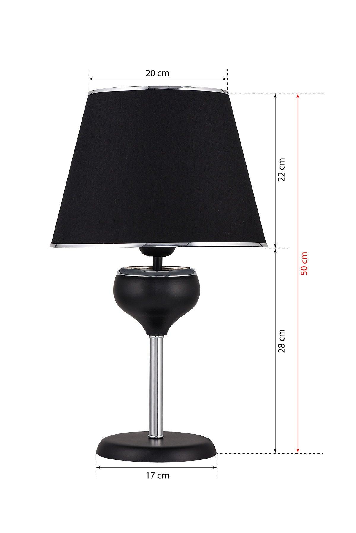 Veioză TM197 Table Lamp, Negru
