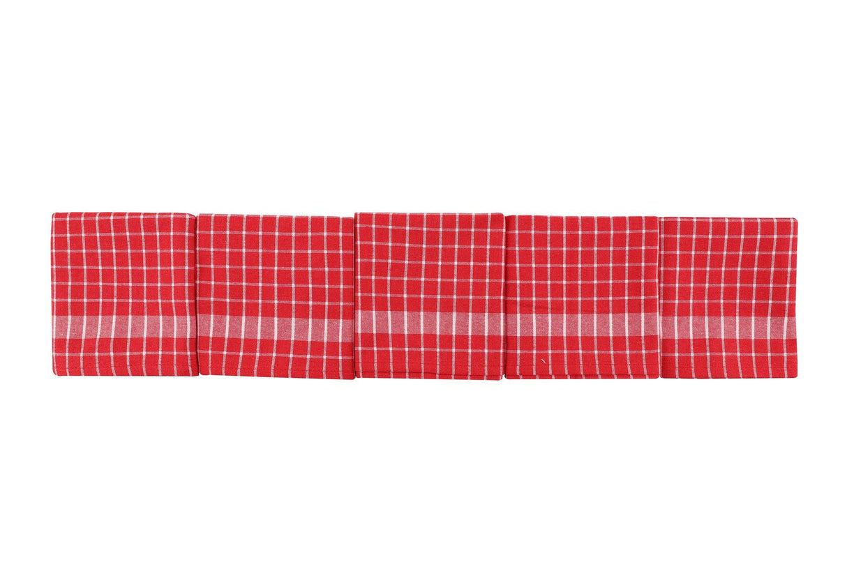 Wash Towel Set (10 Pieces) Küp - Red, Roșu, 65x1x45 cm