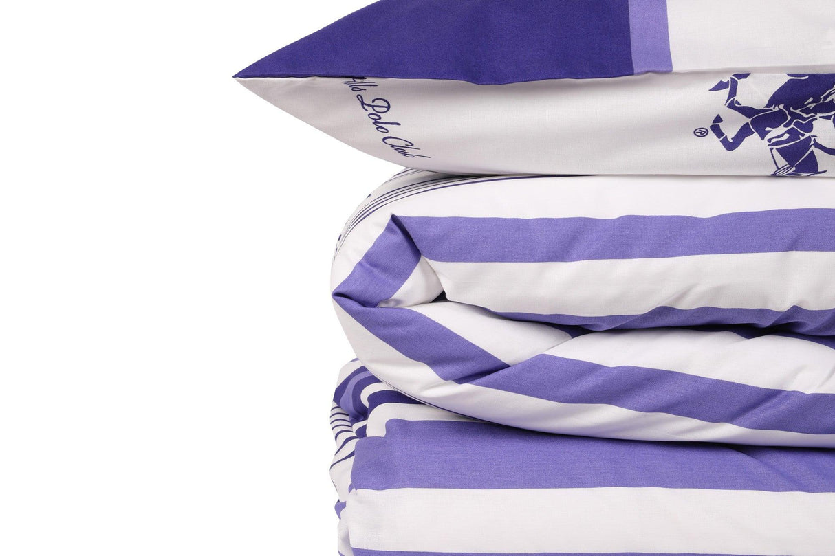 Set Lenjerie de pat double, Alb, 220 x 200 cm,100% Bumbac Ranforce