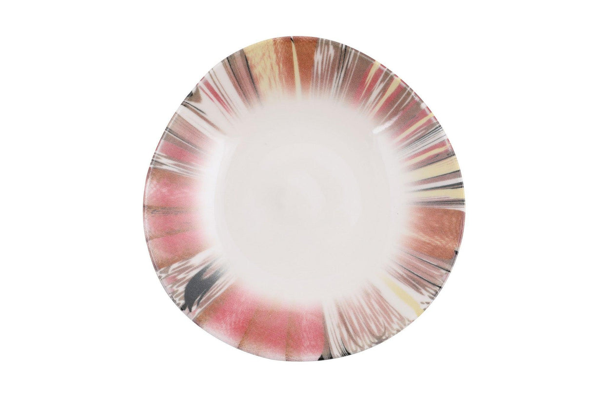 Serviciu de masa, Set 24 piese pentru cina, Portelan, Multicolor