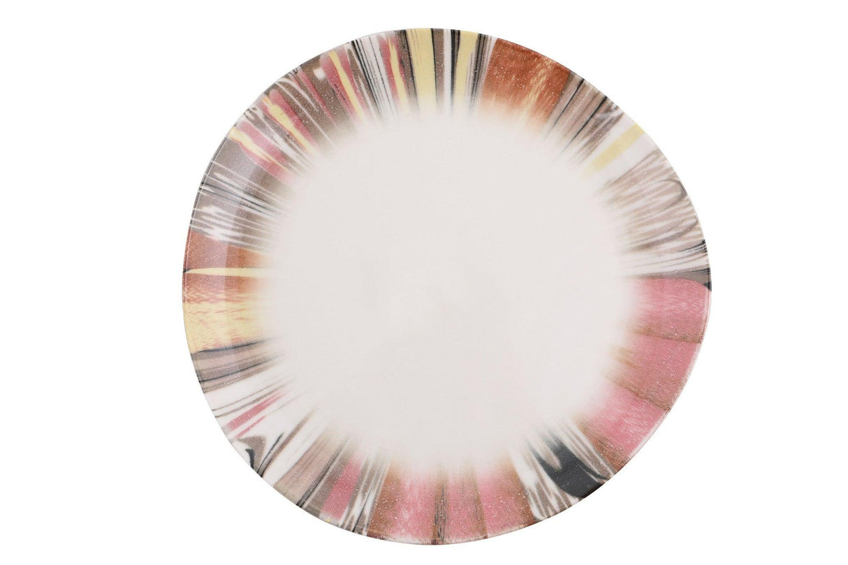 Serviciu de masa, Set 24 piese pentru cina, Portelan, Multicolor