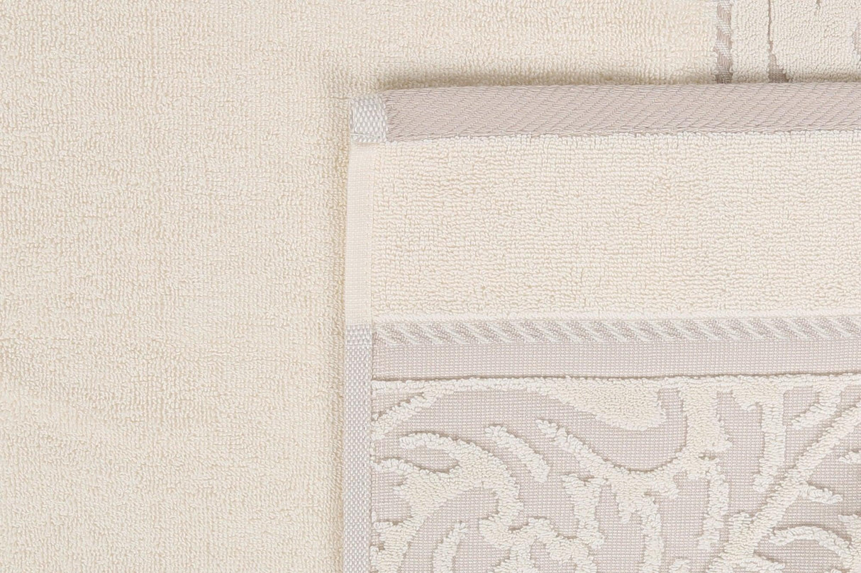 Set Prosoape de Baie (2 bucăți), Crem, 90x50 cm