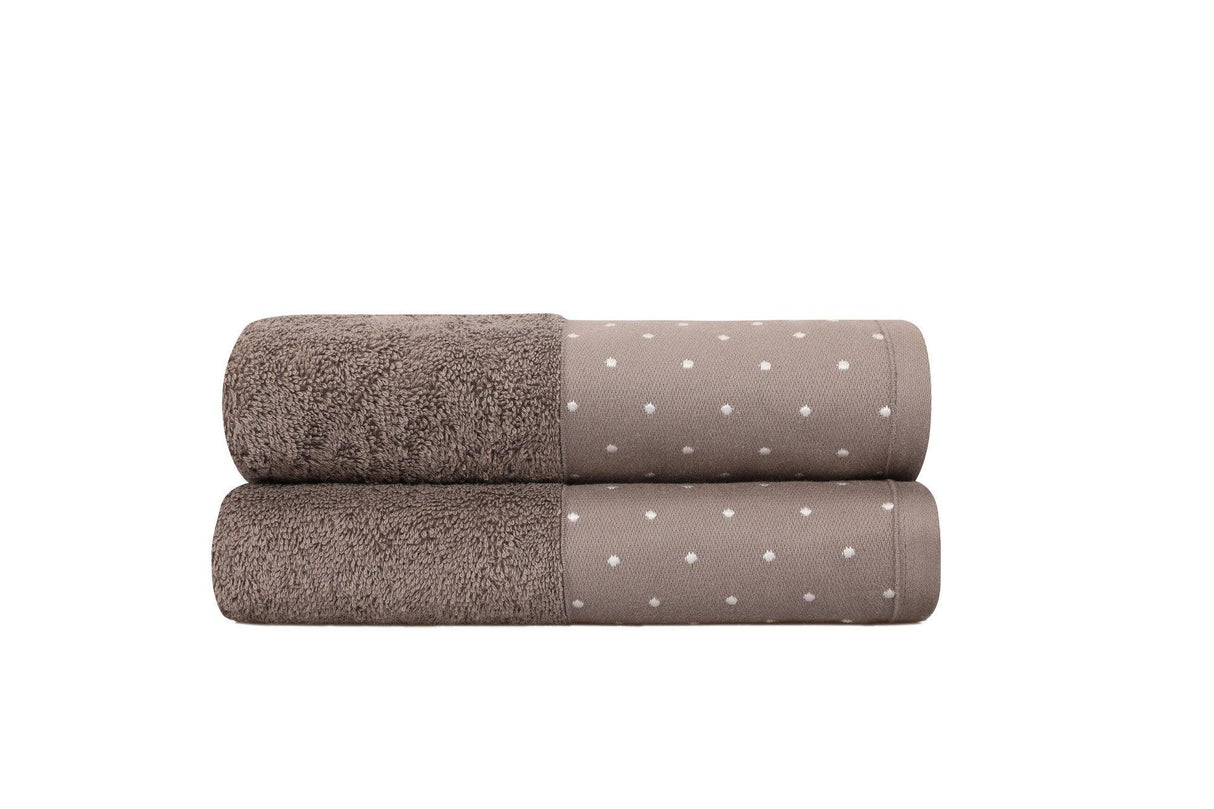 Set Prosoape de Baie (2 bucăți), Maro, 90x50 cm