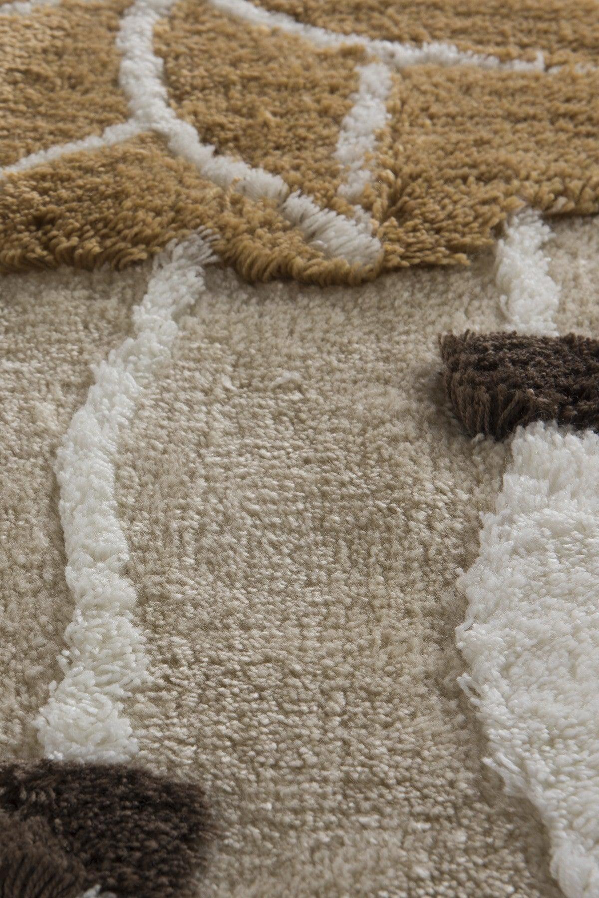 Set Covor de baie (3 bucăți), Crem