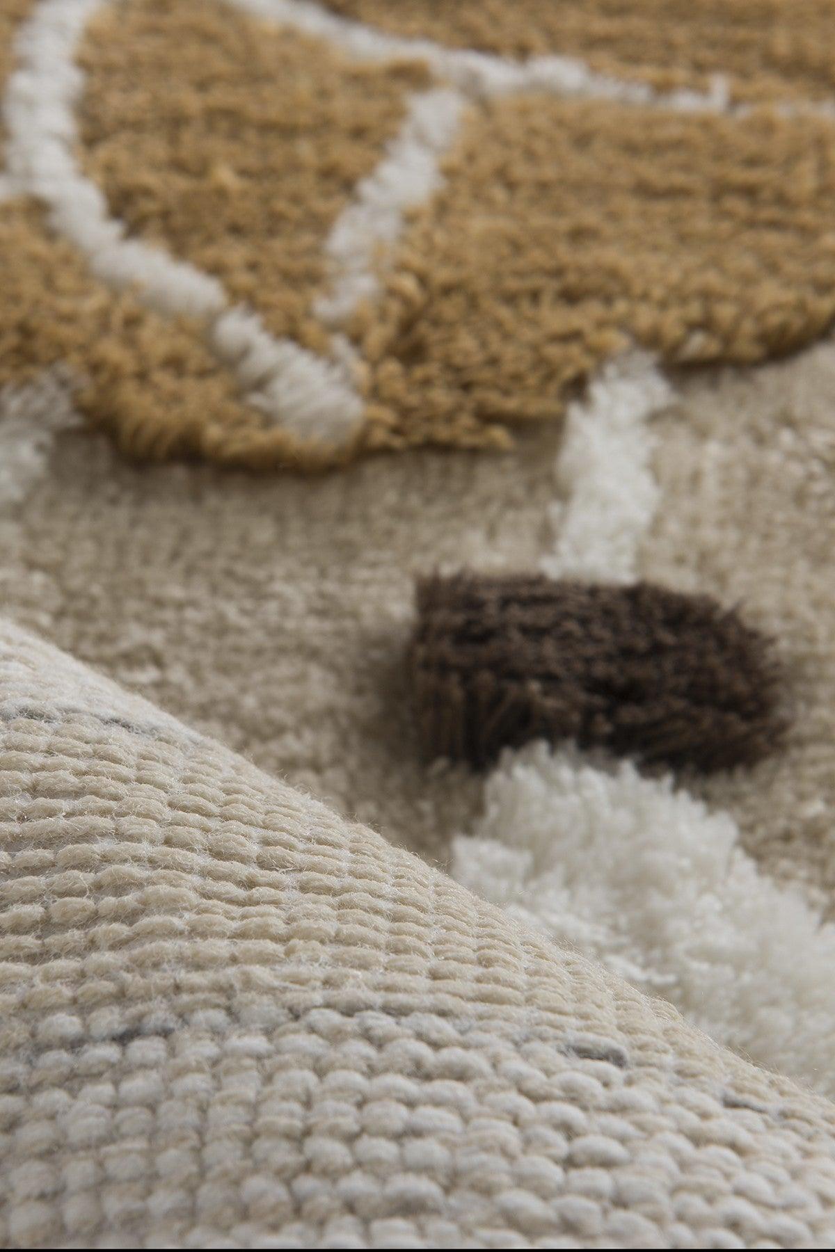 Set Covor de baie (3 bucăți), Crem