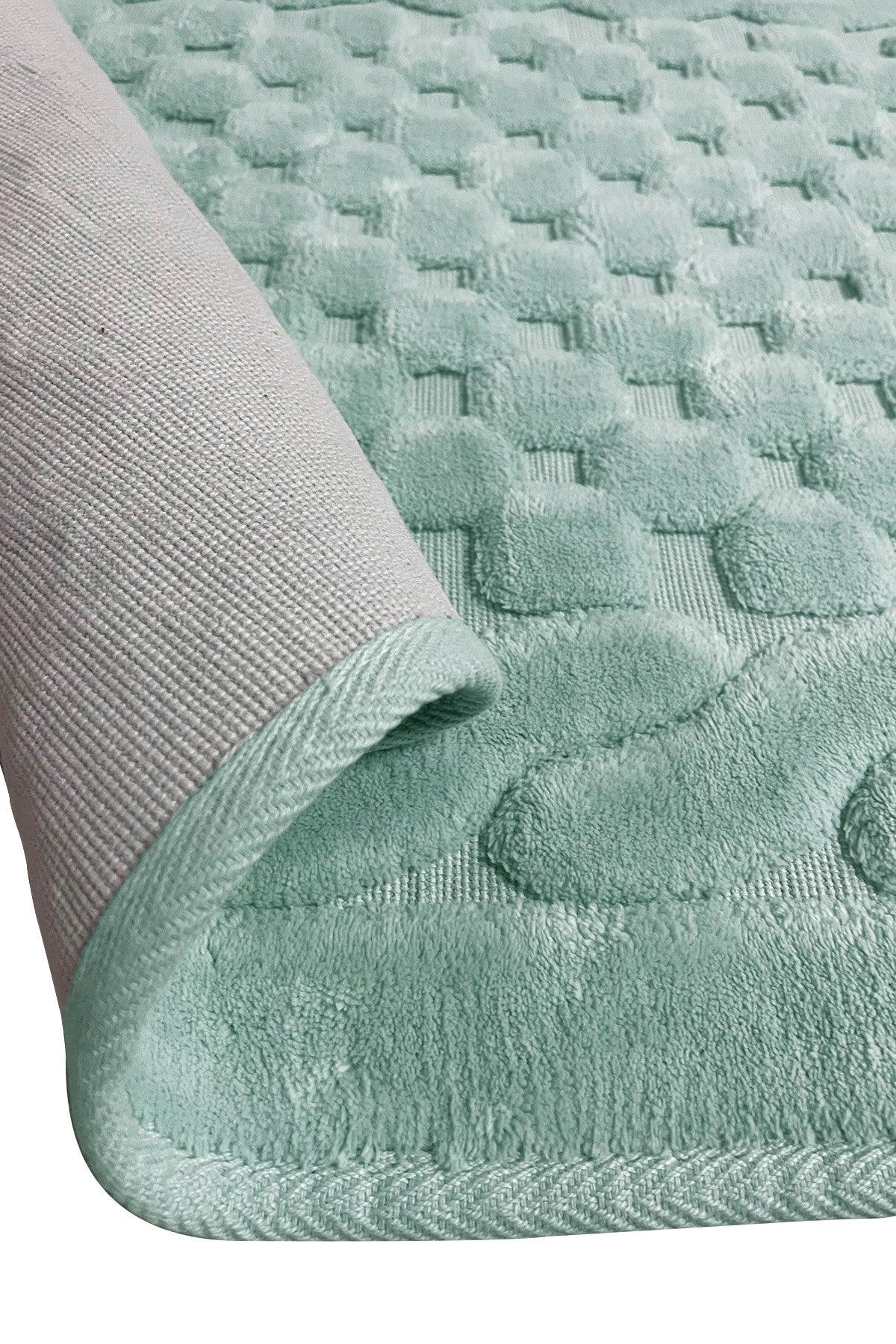 Set Covor de baie (2 bucăți), Verde