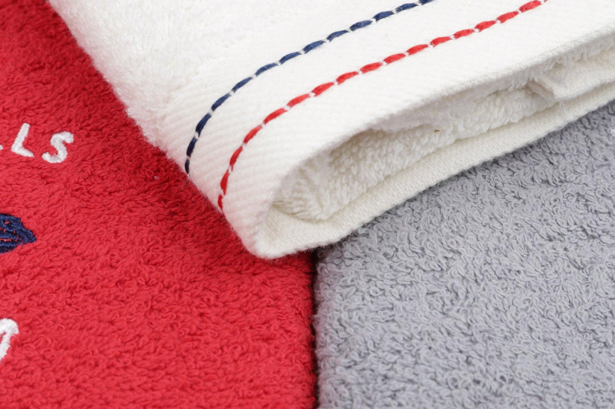 Set Prosoape de Baie (3bucăți), Alb, 90x50 cm