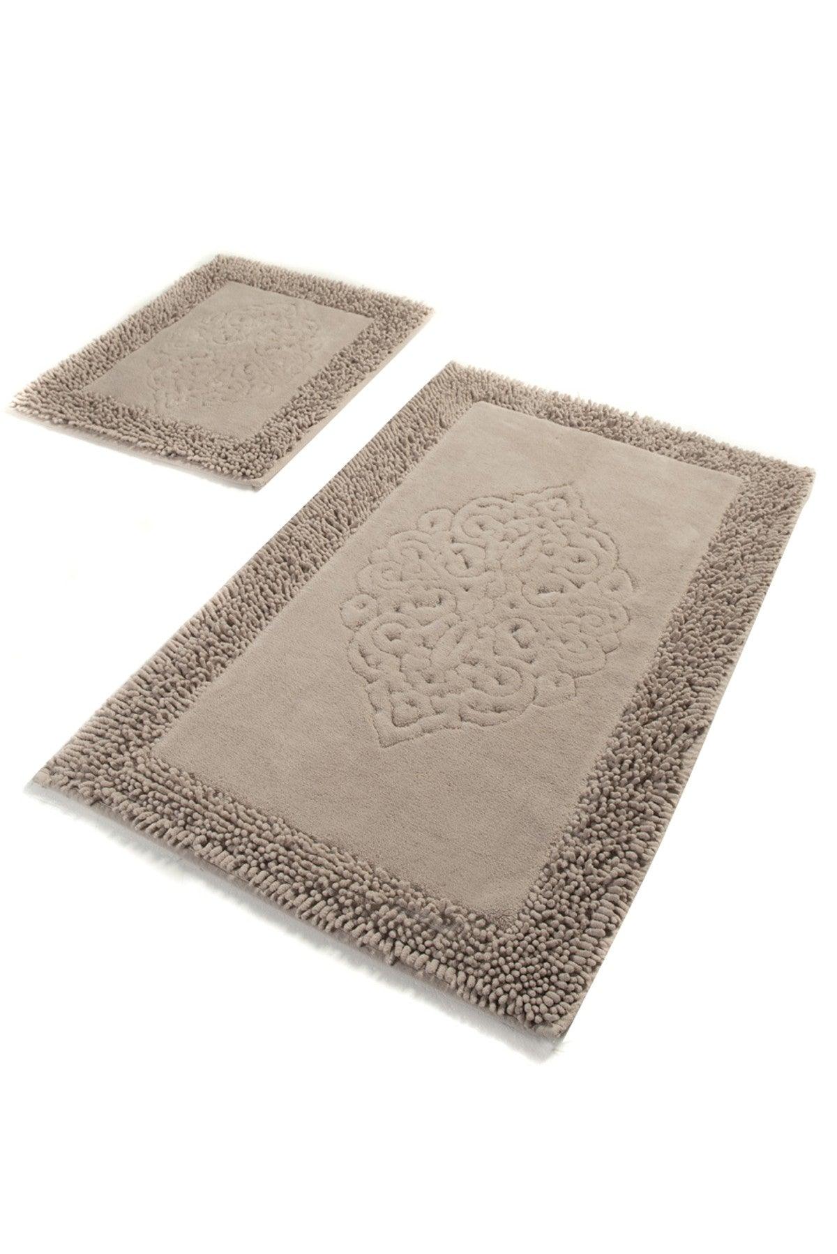 Set Covor de baie (2 bucăți), Crem