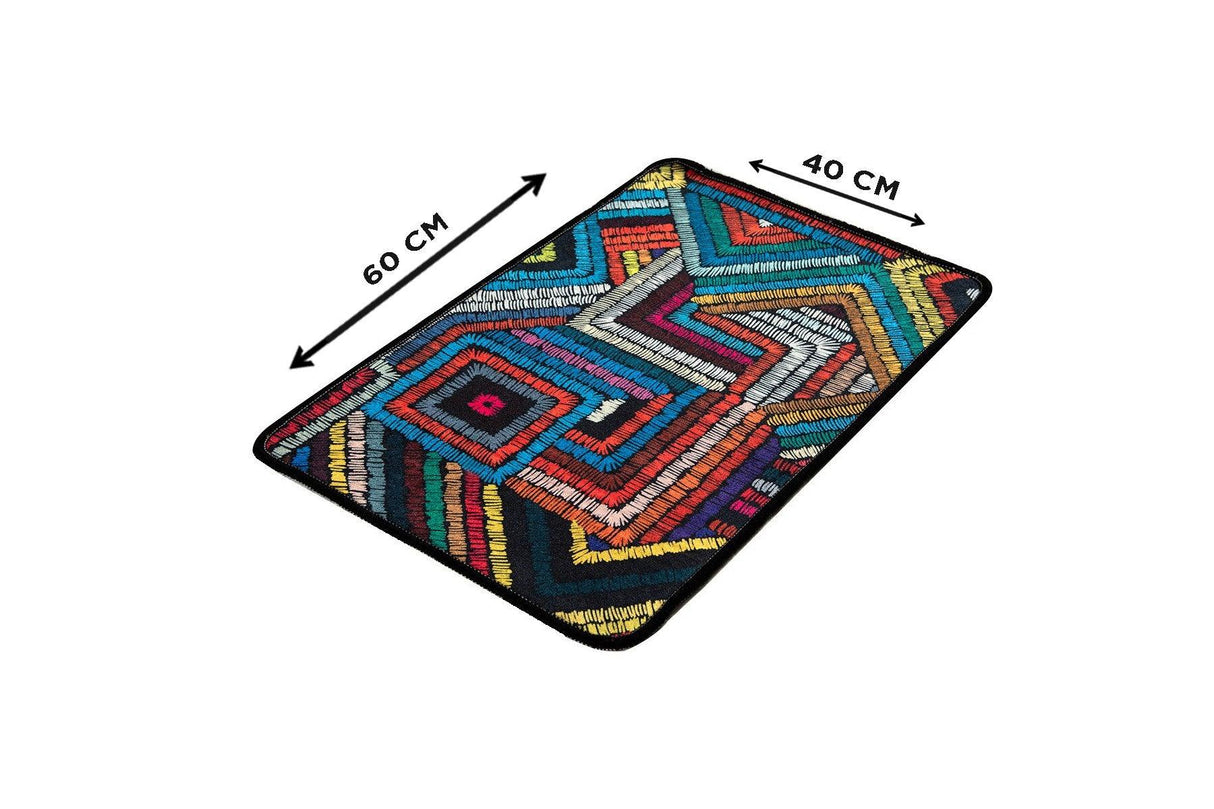 Covor de baie, Multicolor