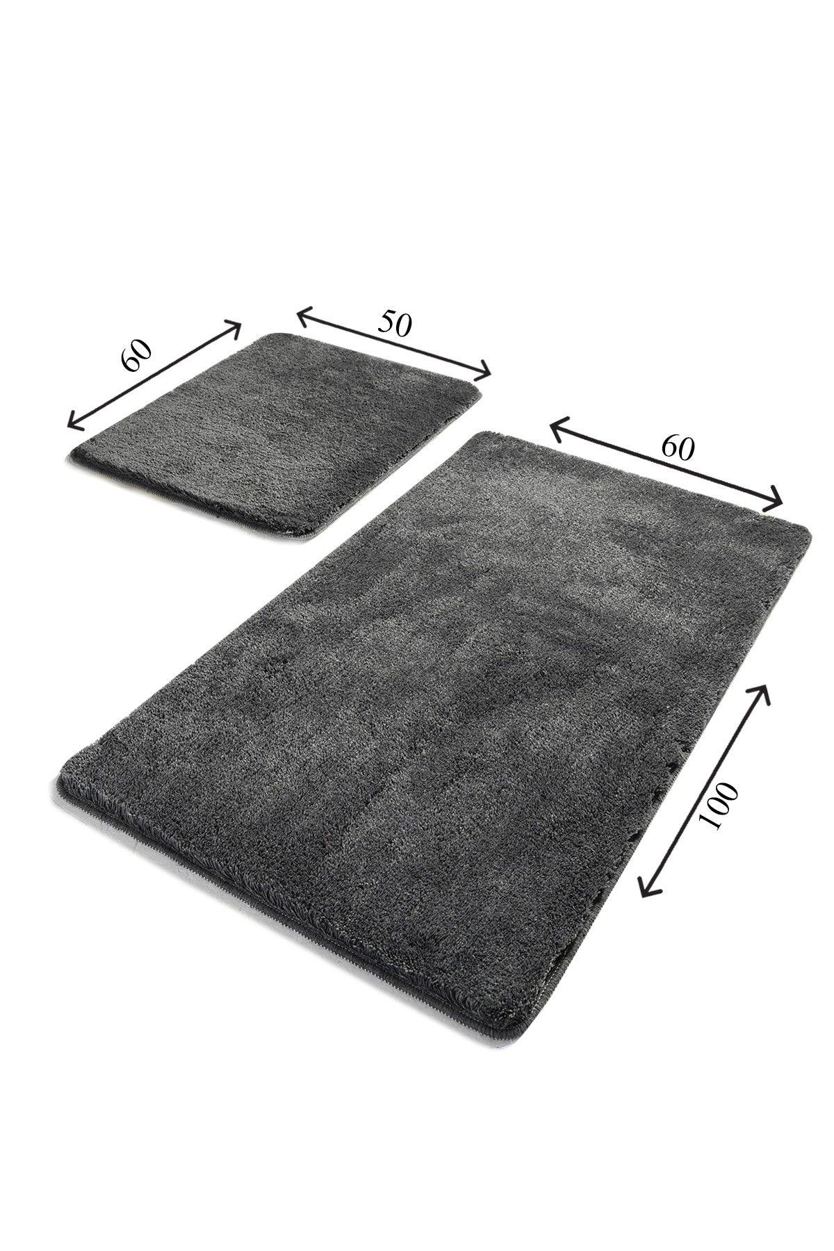 Set Covor de baie (2 bucăți), Gri