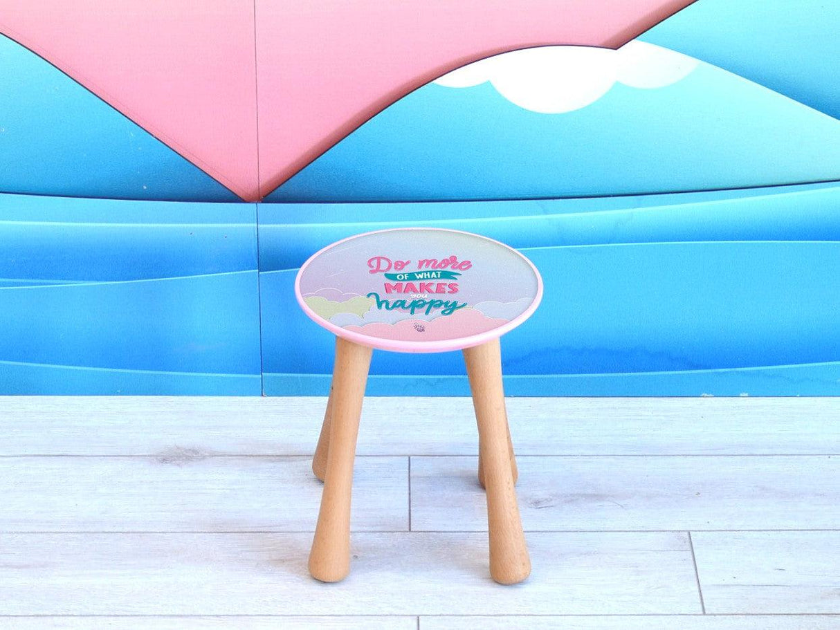 Scaun pentru copii Zurli, Multicolor, 25x25x29 cm