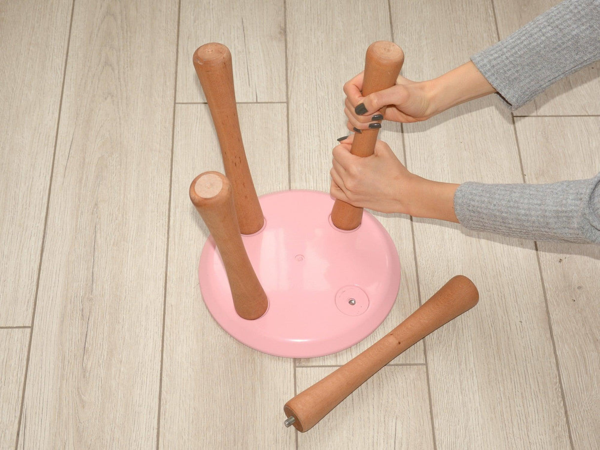 Scaun pentru copii Zurli, Multicolor, 25x25x29 cm