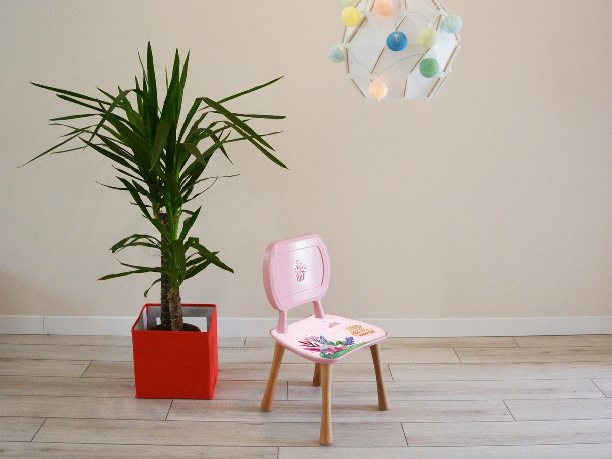 Scaun pentru copii Smurf, Multicolor, 32x36x60 cm