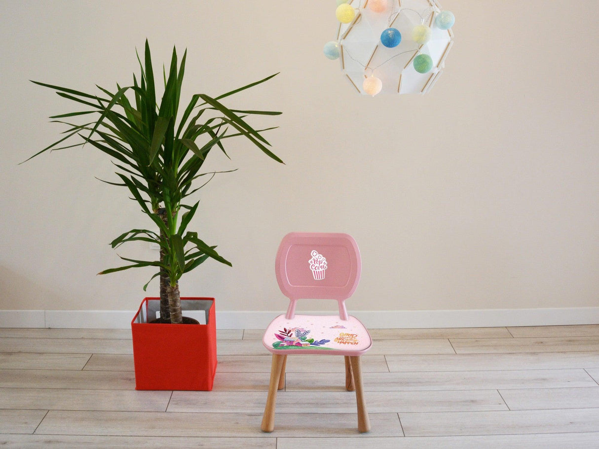 Scaun pentru copii Smurf, Multicolor, 32x36x60 cm