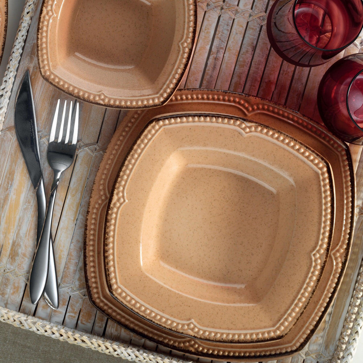 Serviciu de masa, 24 piese, Portelan, Maro