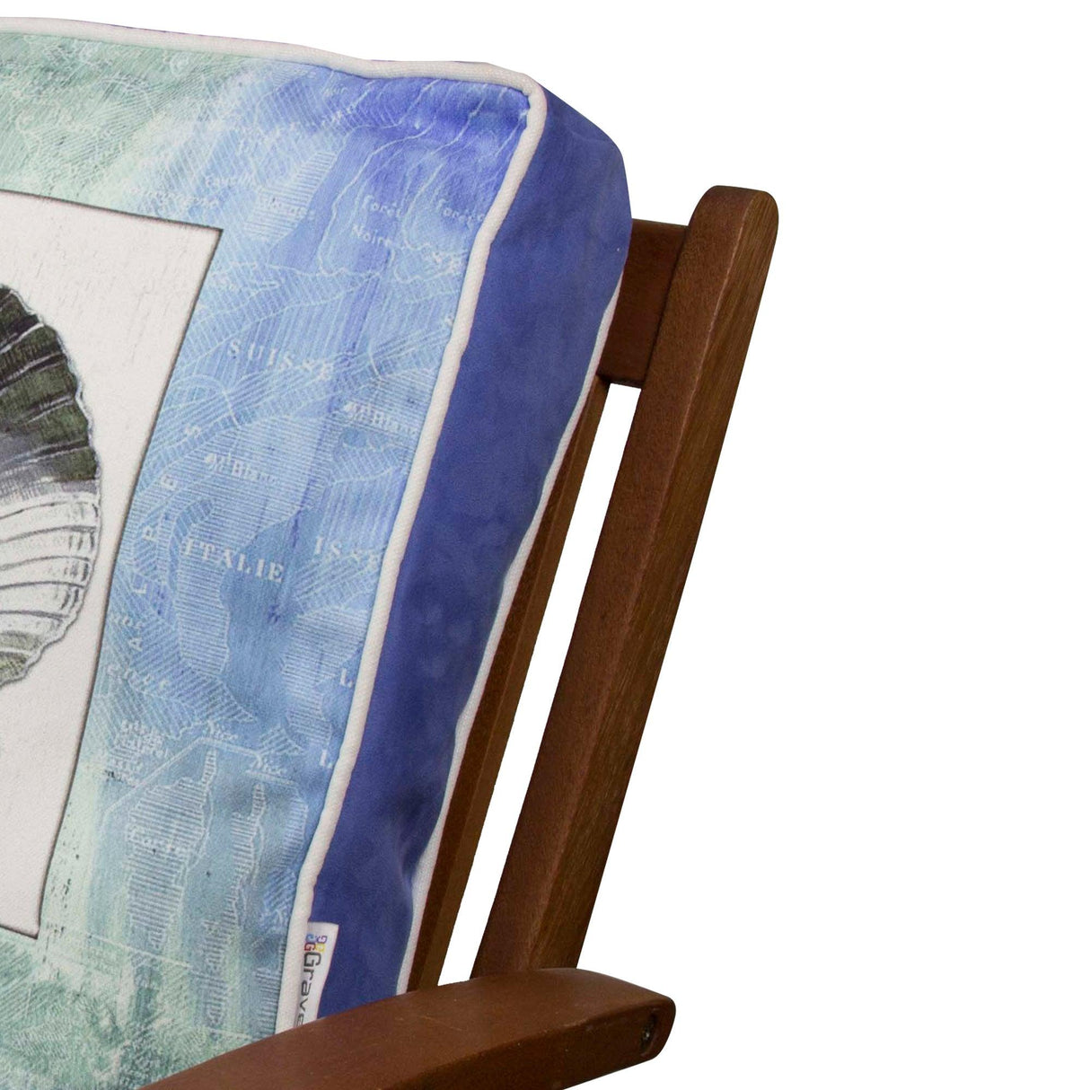 Perna de scaun, Multicolor, 42x5x42 cm