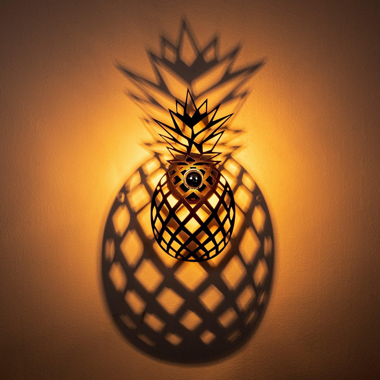 Aplica De Perete Ananas, Negru